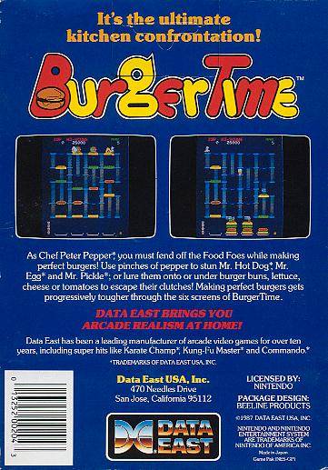 burgertime nes